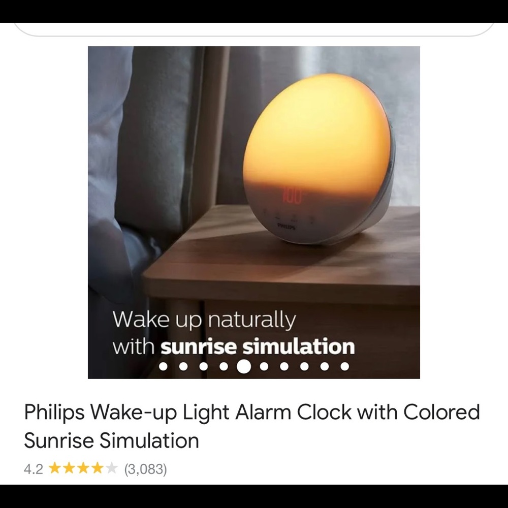 Philips alarm clock!